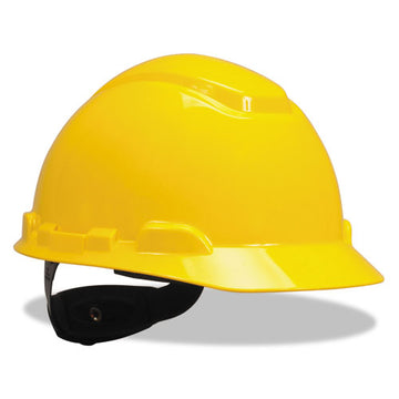 3M™ H-700 Series Hard Hat With Four Point Ratchet Suspension, Yellow freeshipping - TVN Wholesale